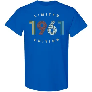 Limited 1961 Birthday T-Shirt – Royal