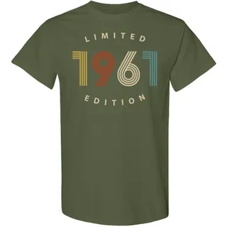 Limited 1961 Birthday T-Shirt – Military Green