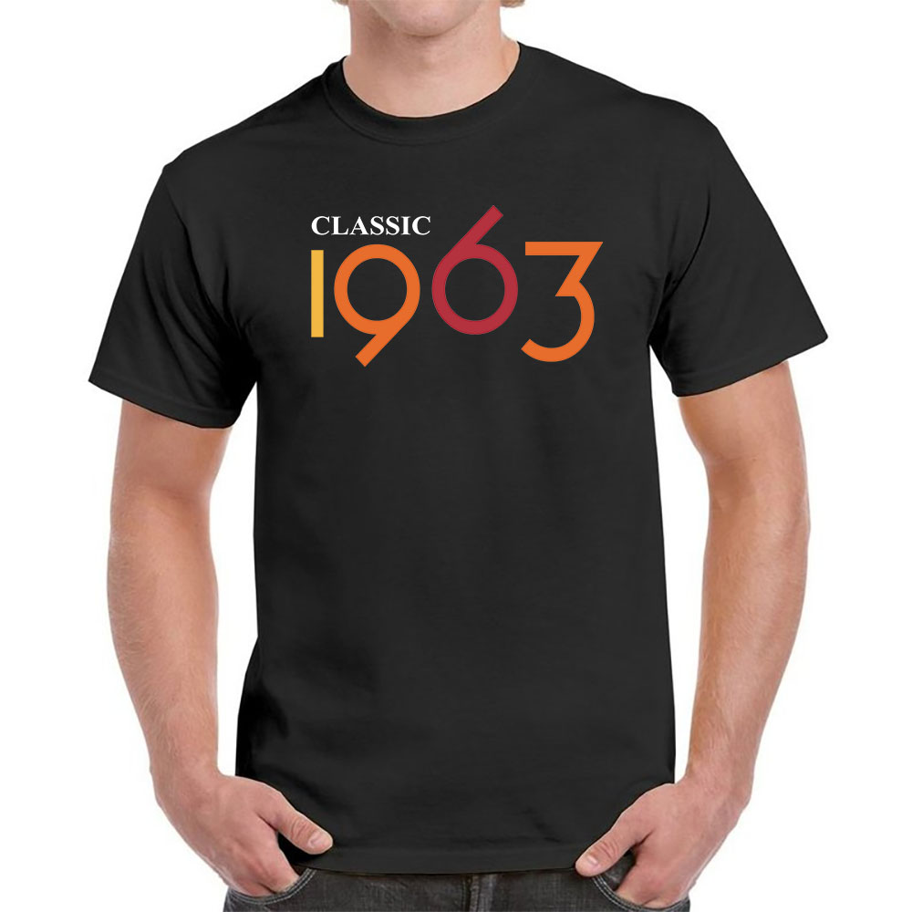 Classic 1963 Birthday T-Shirt For Men Women - variant image 1