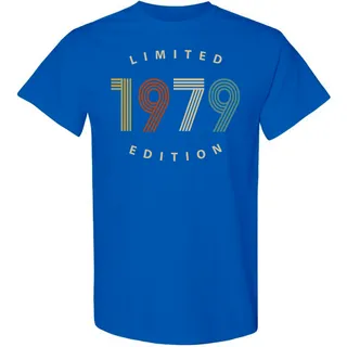 Limited 1979 Birthday T-Shirt – Royal