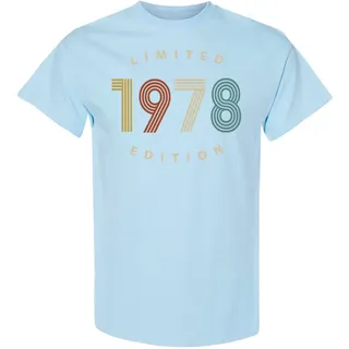 Limited 1978 Birthday T-Shirt – Light Blue