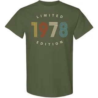 Limited 1978 Birthday T-Shirt – Military Green