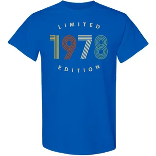 Limited 1978 Birthday T-Shirt – Royal