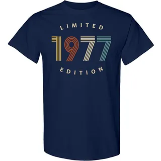 Limited 1977 Birthday T-Shirt – Navy