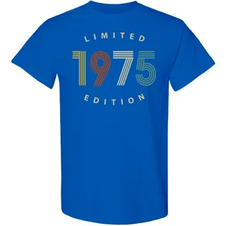 Limited 1975 Birthday T-Shirt – Royal