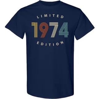 Limited 1974 Birthday T-Shirt – Navy