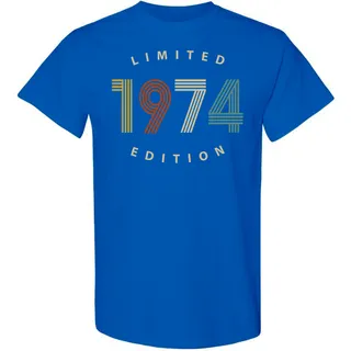 Limited 1974 Birthday T-Shirt – Royal