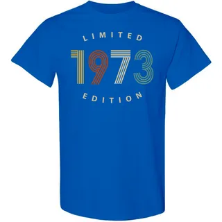 Limited 1973 Birthday T-Shirt – Royal