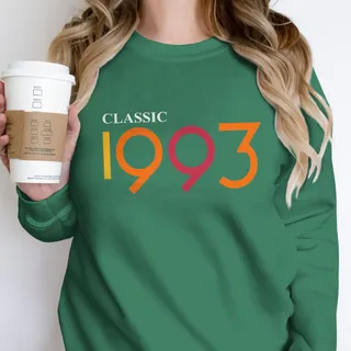 Classic 1993 Birthday Sweatshirt – Kelly Green