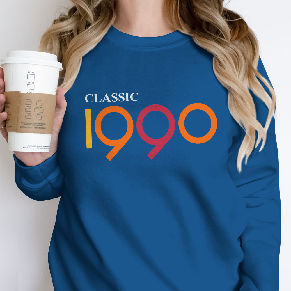 Classic 1990 Birthday Sweatshirt - variant image 1