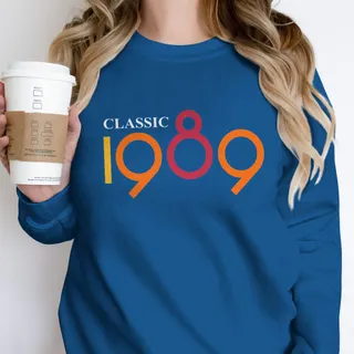 Classic 1989 Birthday Sweatshirt – Royal