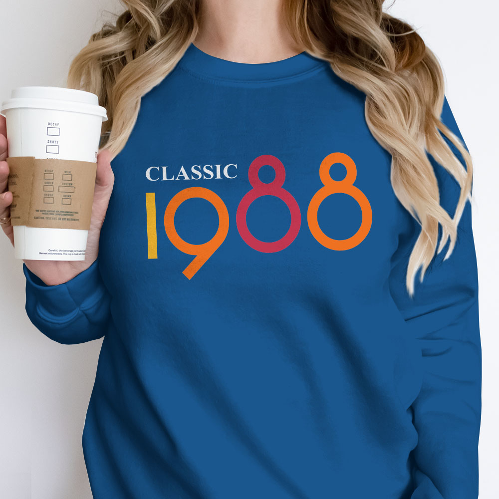 Classic 1988 Birthday Sweatshirt - variant image 1