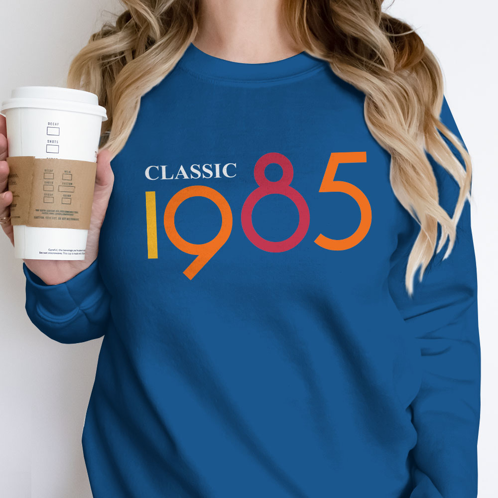 Classic 1985 Birthday Sweatshirt - variant image 1