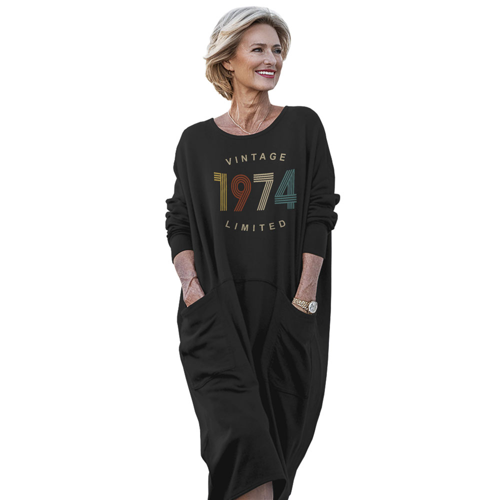 Limited 1974 Birthday Pocket Dress - variant image 1
