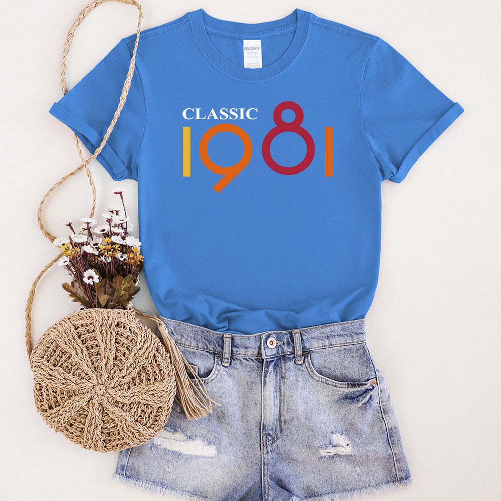 Classic 1981 Birthday T-Shirt - variant image 1