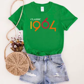 Classic 1964 Birthday T-Shirt – Irish Green
