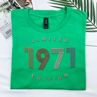 Limited Edition 1971 Embroidered T-Shirt – Irish Green