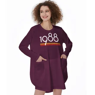 Best 1988 Birthday Pocket Dress – Red