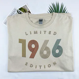 Limited Edition 1966 Embroidered T-Shirt – Khaki