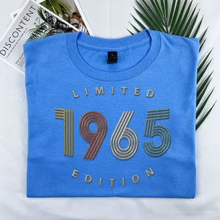 Limited Edition 1965 Embroidered T-Shirt – Royal