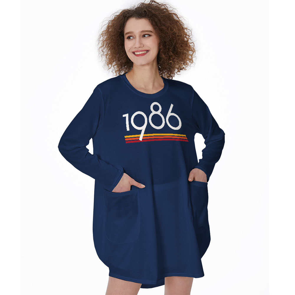 Best 1986 Birthday Pocket Dress - variant image 1