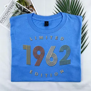 Limited Edition 1962 Embroidered T-Shirt – Royal
