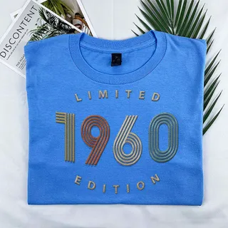 Limited Edition 1960 Embroidered T-Shirt – Royal