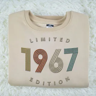 Limited Edition 1967 Embroidered Sweatshirt – Khaki
