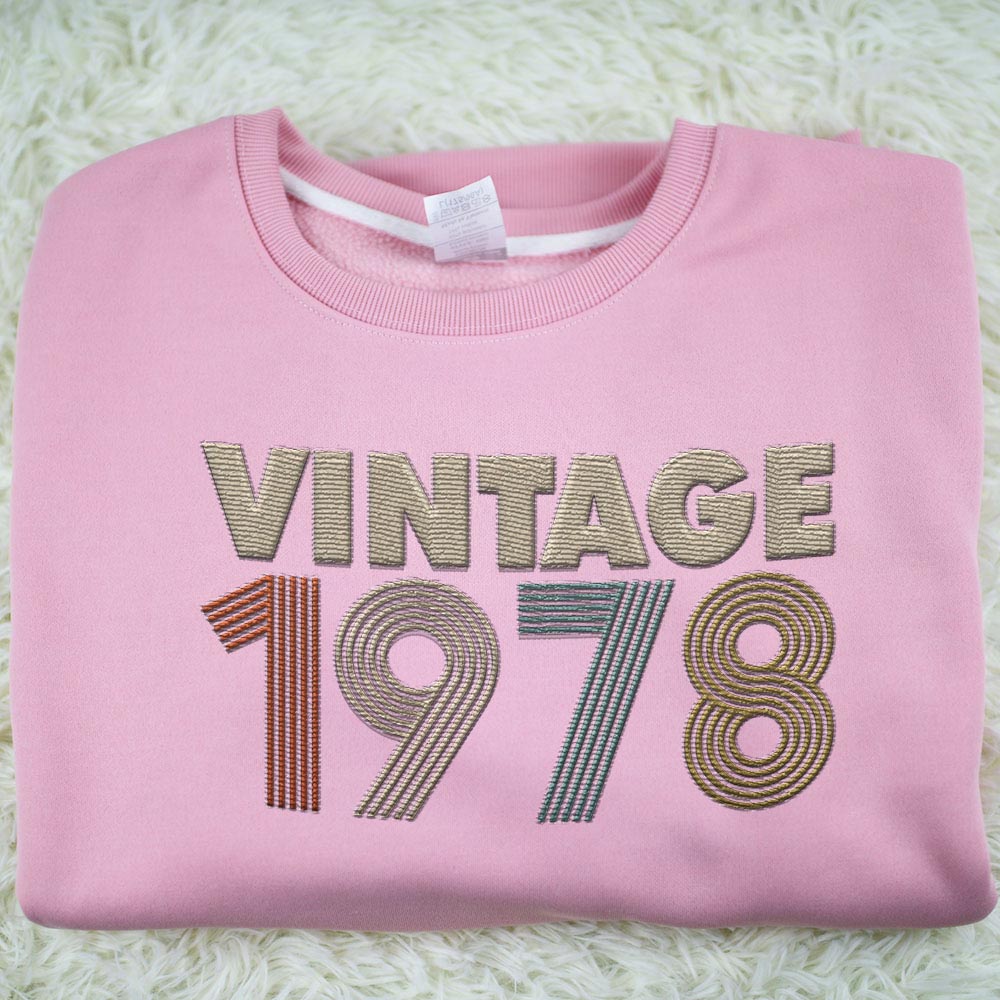Vintaged 1978 Embroidered Sweatshirt - variant image 1