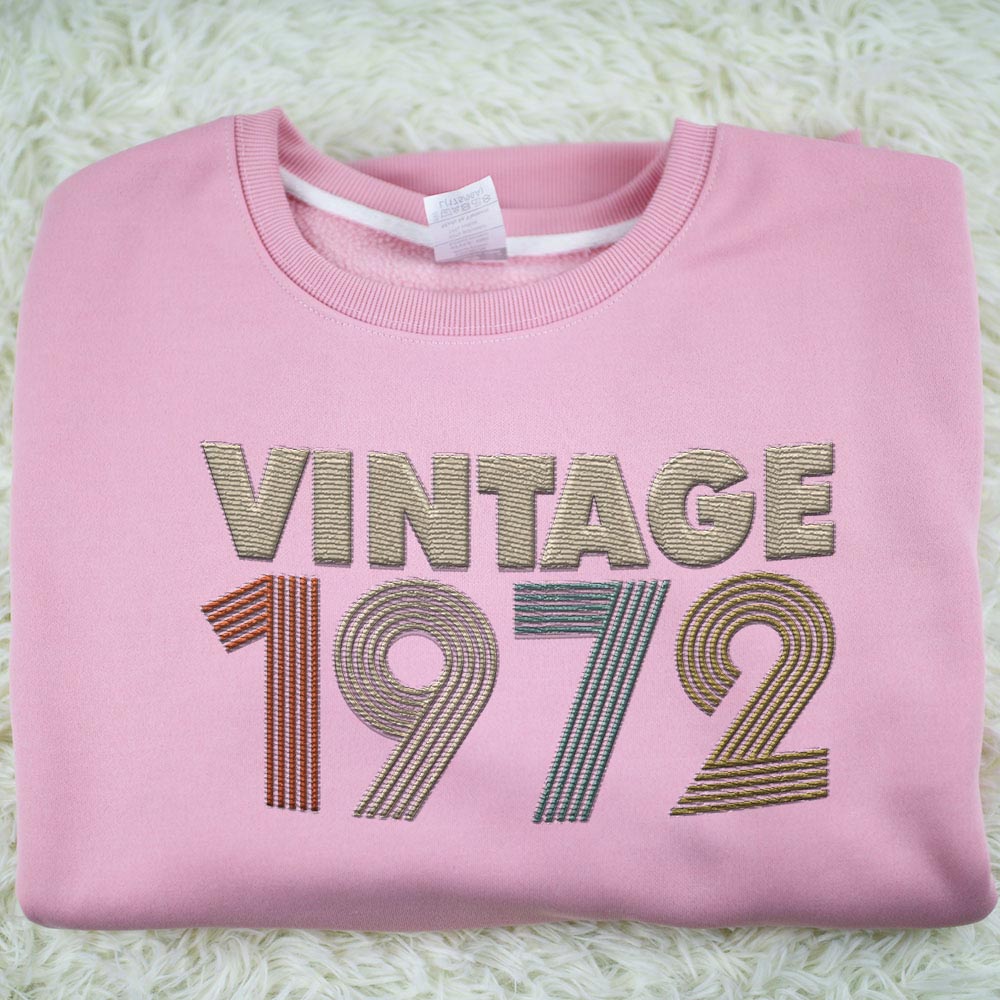 Vintaged 1972 Embroidered Sweatshirt - variant image 1