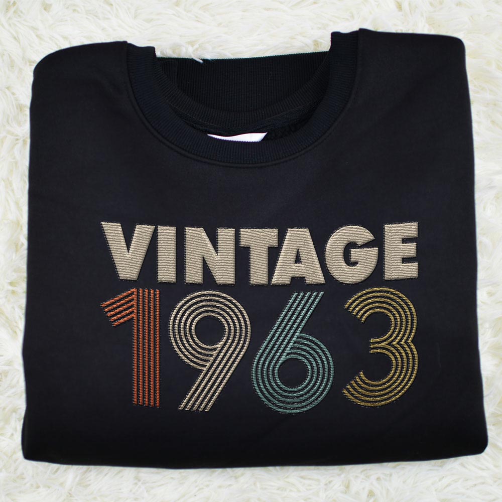 Vintaged 1963 Embroidered Sweatshirt - variant image 1