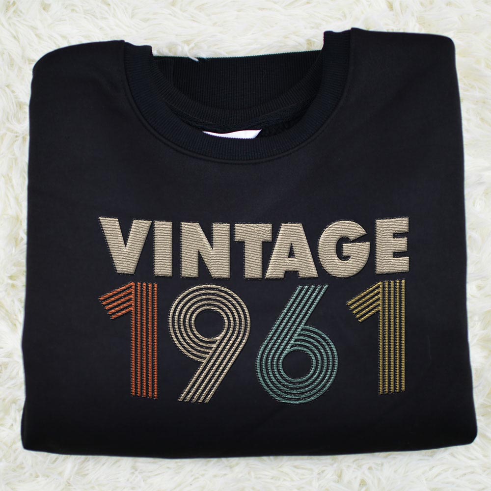 Vintaged 1961 Embroidered Sweatshirt - variant image 1