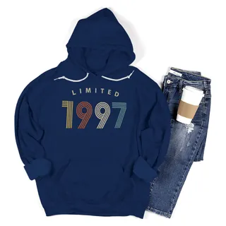 Not Perfect But Limited 1997 Birthday Hoodie For Women Men – Navy