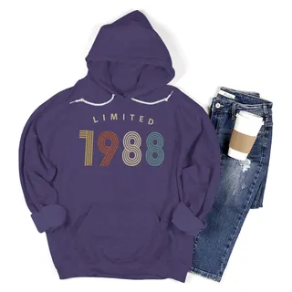 Not Perfect But Limited 1988 Birthday Hoodie For Women Men – Purple