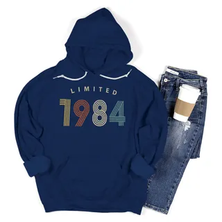 Not Perfect But Limited 1984 Birthday Hoodie For Women Men – Navy