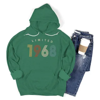Not Perfect But Limited 1968 Birthday Hoodie For Women Men – Kelly Green