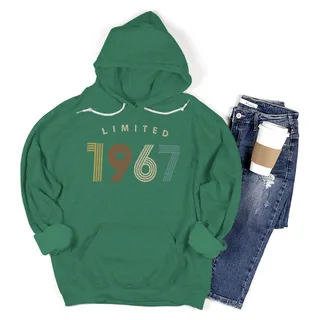 Not Perfect But Limited 1967 Birthday Hoodie For Women Men – Kelly Green