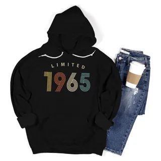 Not Perfect But Limited 1965 Birthday Hoodie For Women Men – Black