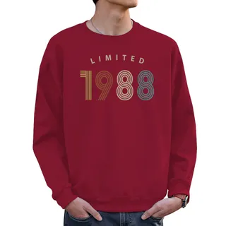 Limited 1988 Birthday Sweatshirt For Men Women – Cardinal Red