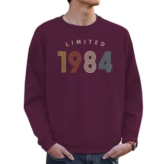 Limited 1984 Birthday Sweatshirt For Men Women – Maroon