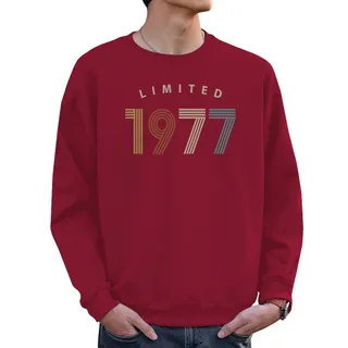 Limited 1977 Birthday Sweatshirt For Men Women – Cardinal Red