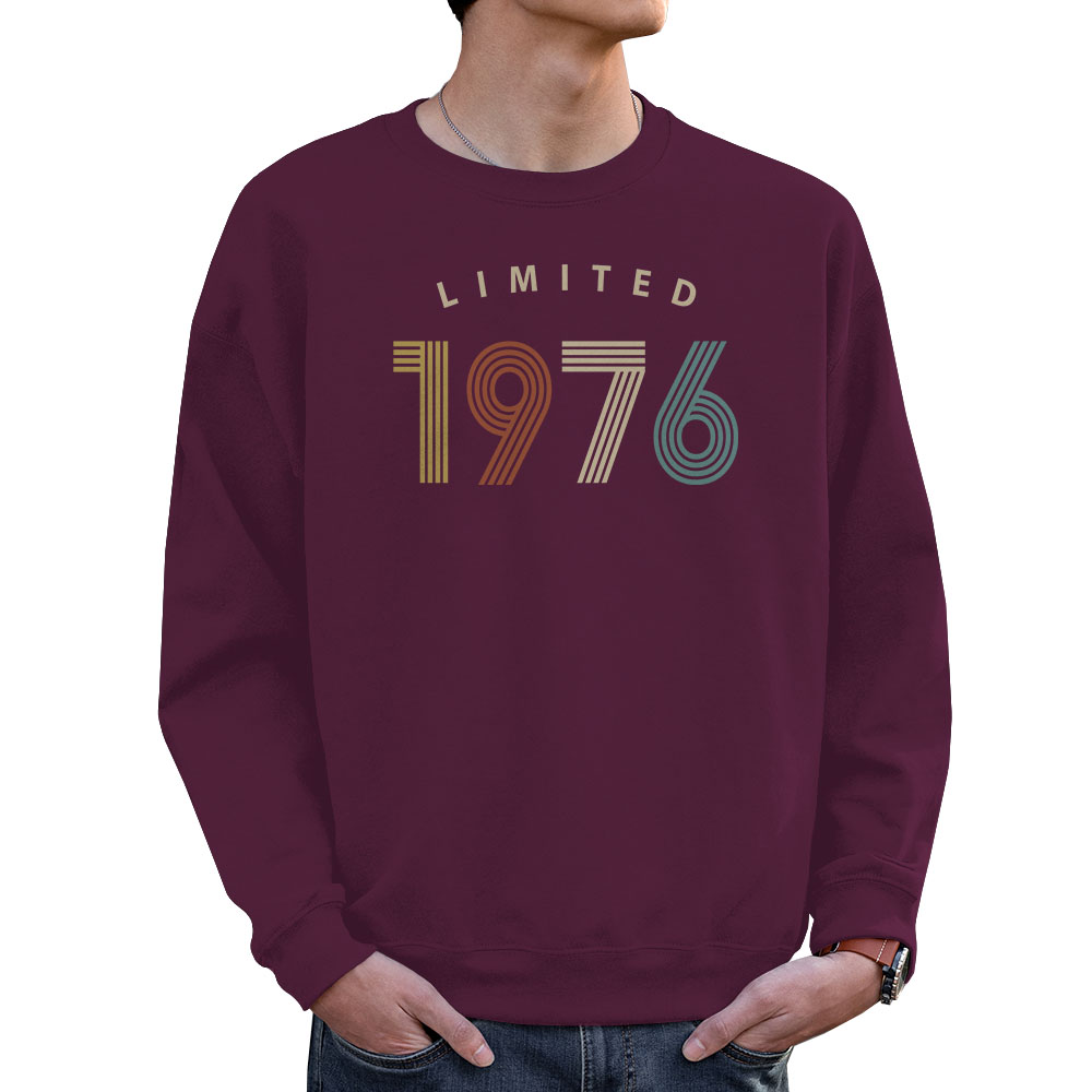 Limited 1976 Birthday Sweatshirt For Men Women - variant image 1