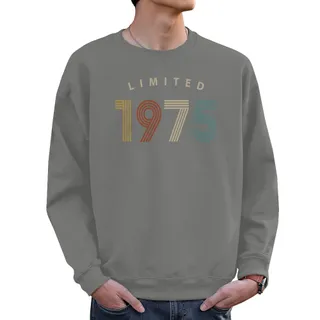 Limited 1975 Birthday Sweatshirt For Men Women – Grey