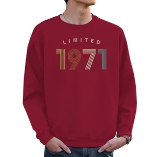 Limited 1971 Birthday Sweatshirt For Men Women – Cardinal Red