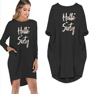 Hello Sixty Pocket Dress – Black