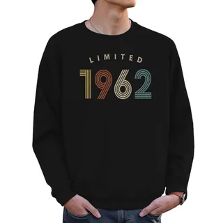 Limited 1962 Birthday Sweatshirt For Men Women – Black