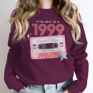 The Best Of 1999 Birthday Sweatshirt – Maroon