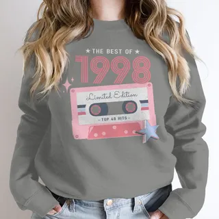 The Best Of 1998 Birthday Sweatshirt – Grey
