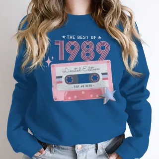 The Best Of 1989 Birthday Sweatshirt – Royal