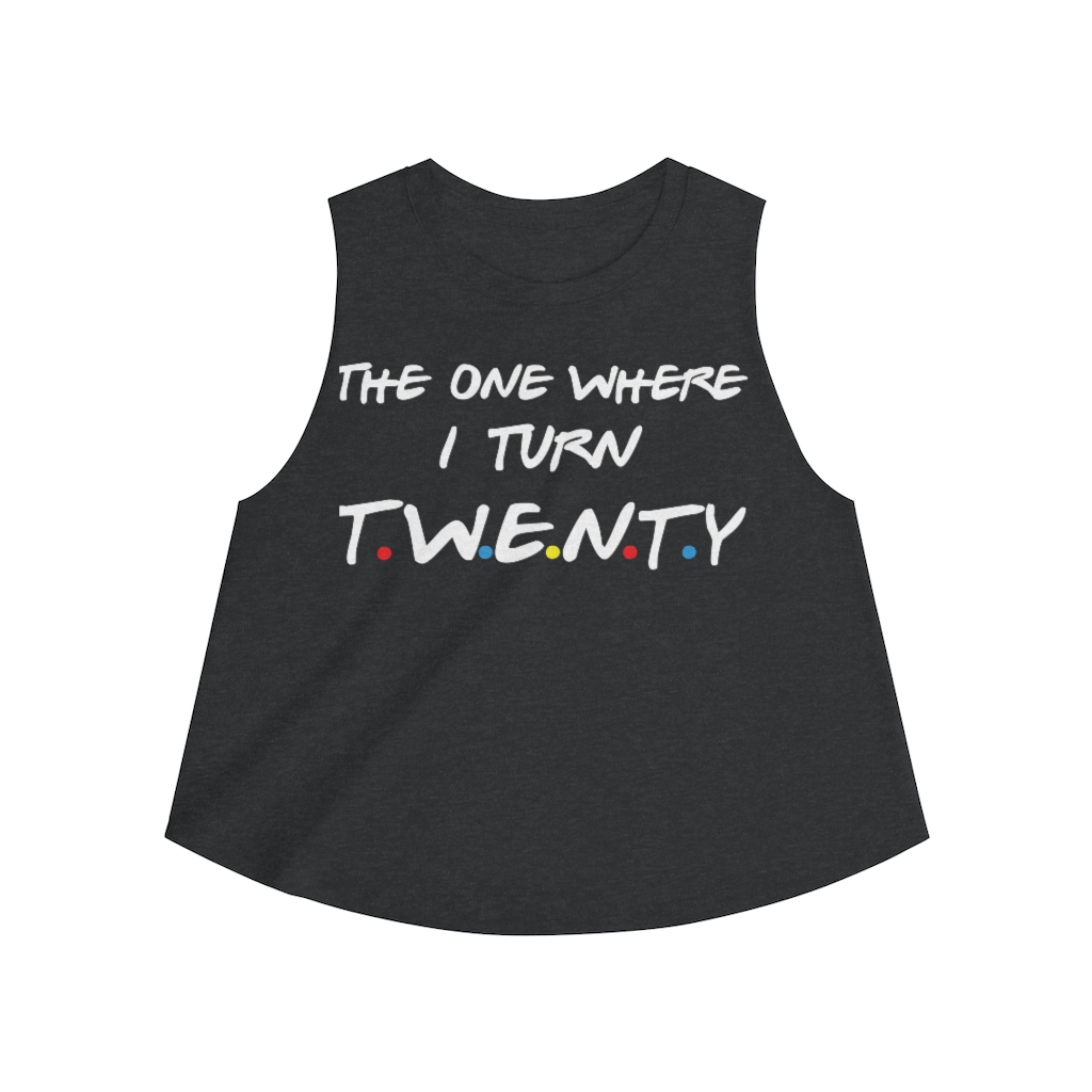 20th Birthday gift ideas for girls| The One Where I Turn 20 - Women's Crop top - variant image 1